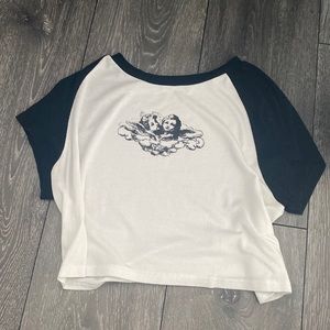 Shein cropped t-shirt! Tag not on but supper stretchy fits a small or medium!